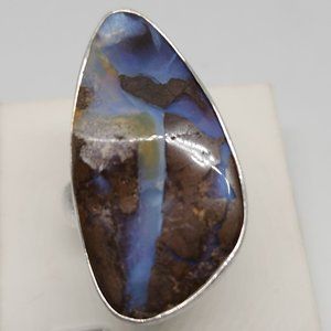 Charles Albert Boulder Opal Ring